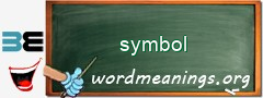 WordMeaning blackboard for symbol